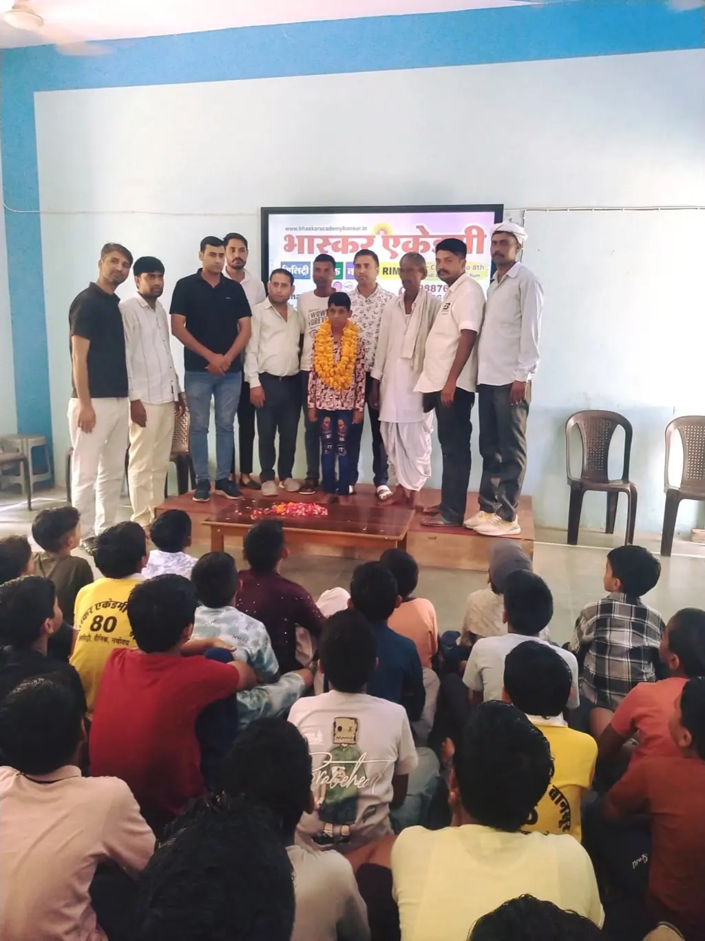 Students at Bhaskar Academy