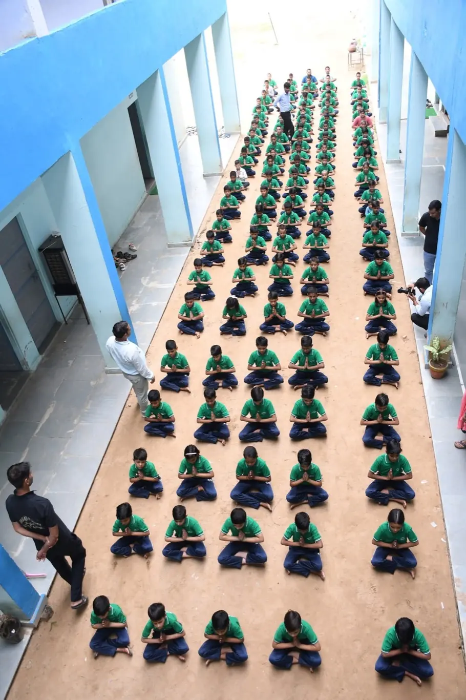 Bhaskar Academy campus portrait photo