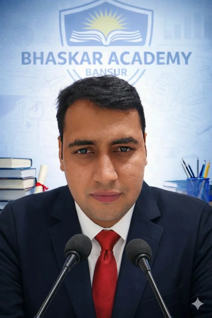 Krishan Kumar, Director of Bhaskar Academy